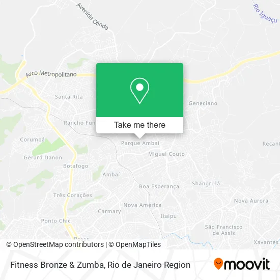 Fitness Bronze & Zumba map