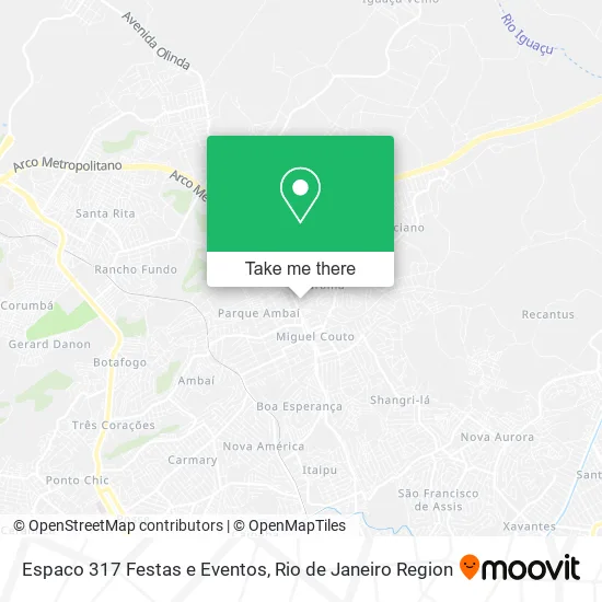 Espaco 317 Festas e Eventos map