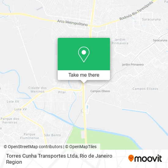 Torres Cunha Transportes Ltda map