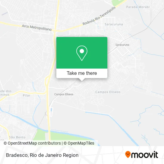 Bradesco map