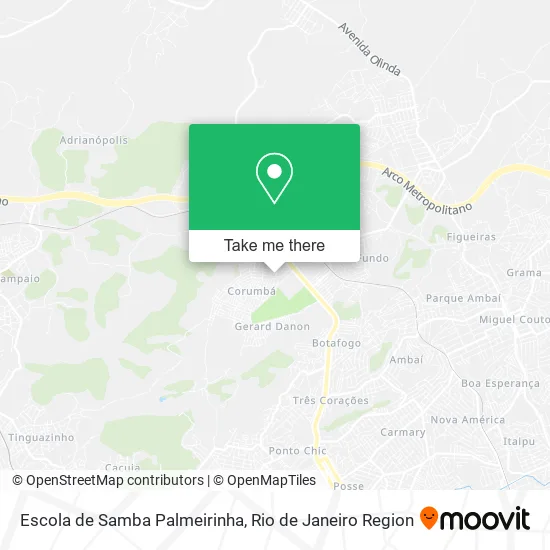 Escola de Samba Palmeirinha map