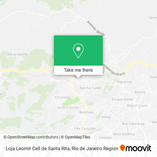 Loja Leomir Cell de Santa Rita map
