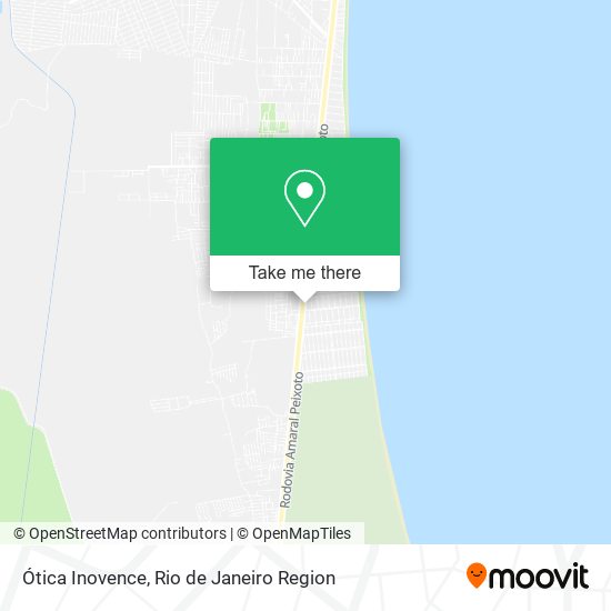 Ótica Inovence map