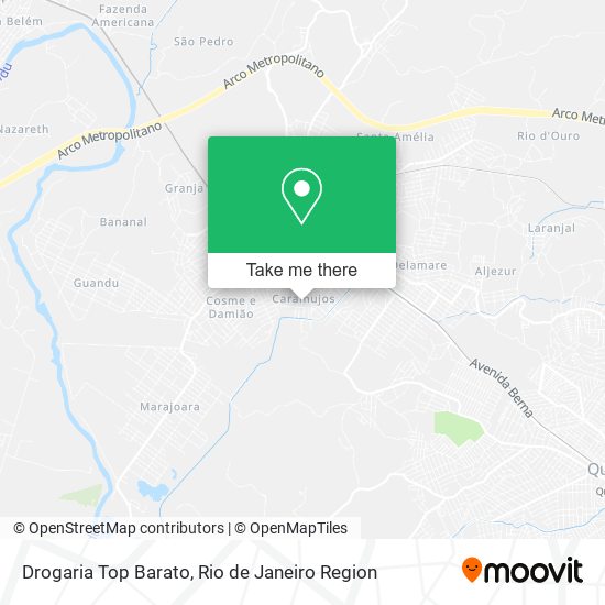 Drogaria Top Barato map