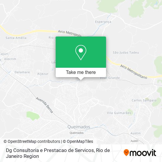 Mapa Dg Consultoria e Prestacao de Servicos