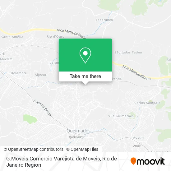 G.Moveis Comercio Varejista de Moveis map