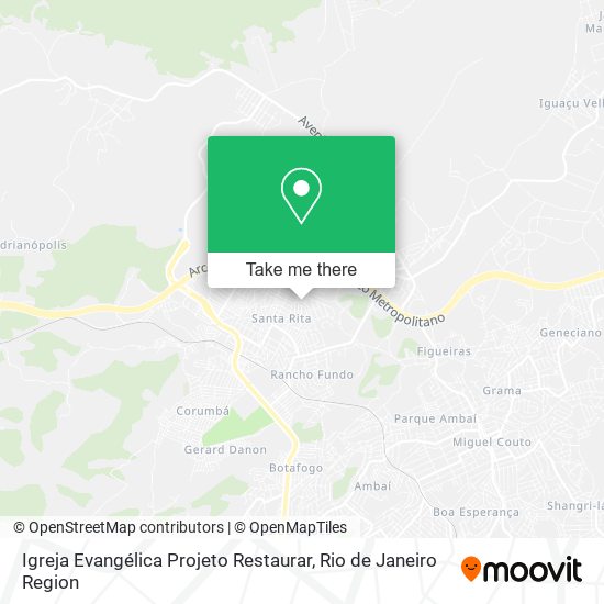 Igreja Evangélica Projeto Restaurar map