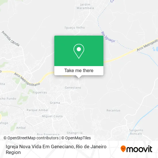 Igreja Nova Vida Em Geneciano map