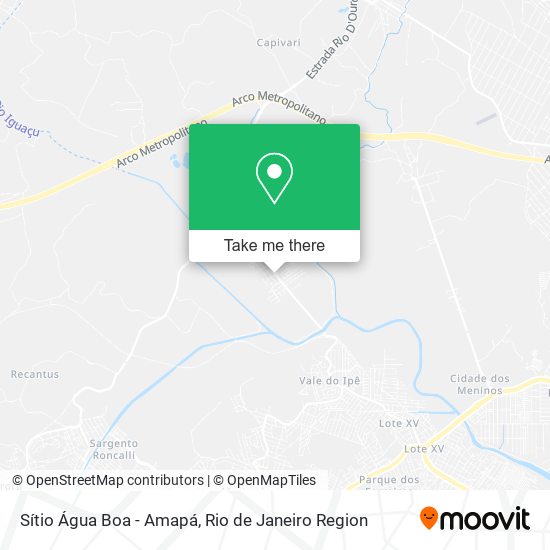 Sítio Água Boa - Amapá map