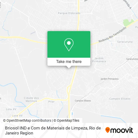 Briosol IND e Com de Materiais de Limpeza map
