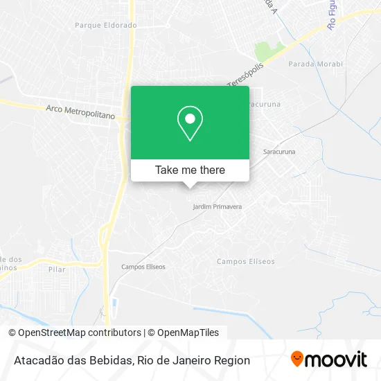 Atacadão das Bebidas map