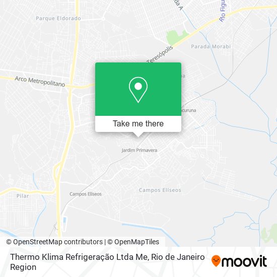 Thermo Klima Refrigeração Ltda Me map