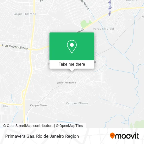 Primavera Gas map