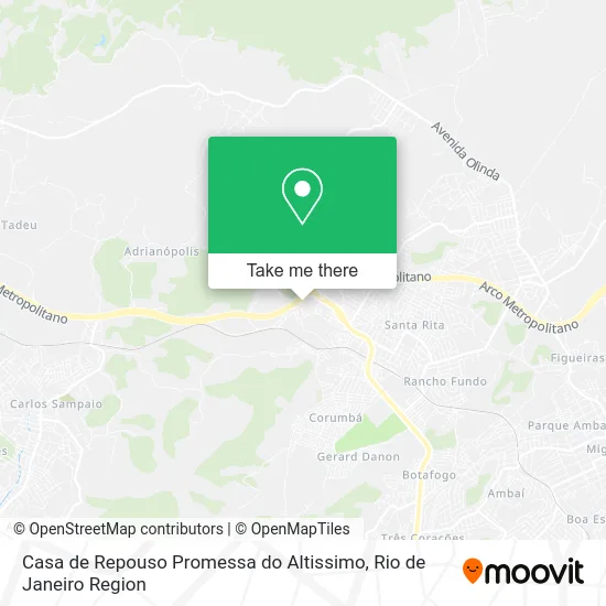 Casa de Repouso Promessa do Altissimo map