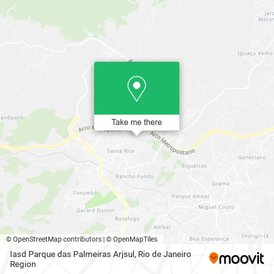 Iasd Parque das Palmeiras Arjsul map