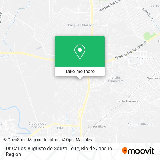 Mapa Dr Carlos Augusto de Souza Leite