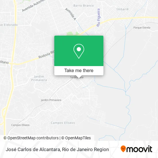 José Carlos de Alcantara map