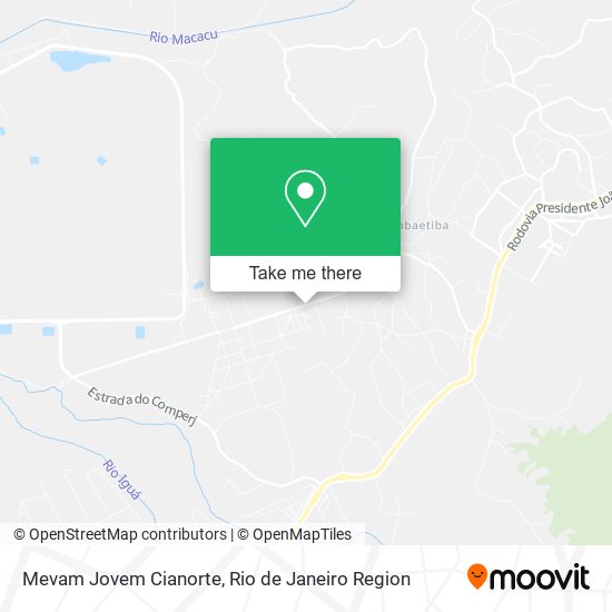 Mevam Jovem Cianorte map