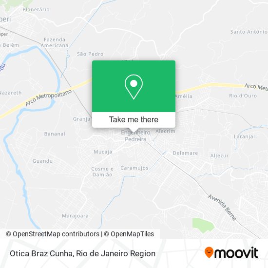 Mapa Otica Braz Cunha