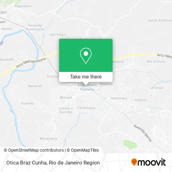 Otica Braz Cunha map