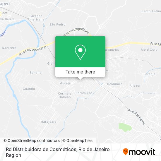 Rd Distribuidora de Cosméticos map