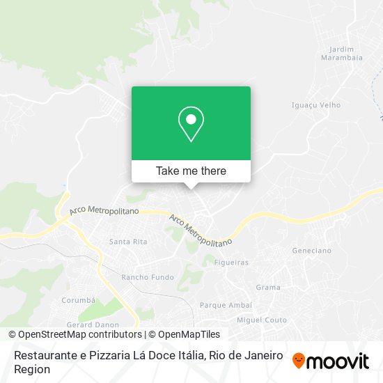 Restaurante e Pizzaria Lá Doce Itália map