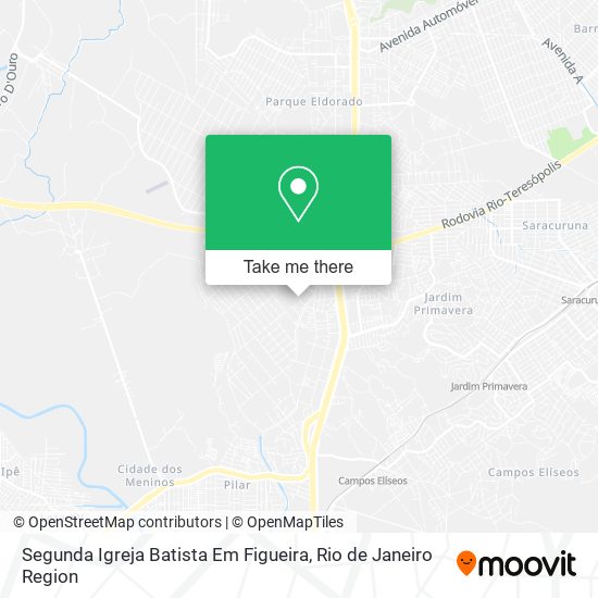 Mapa Segunda Igreja Batista Em Figueira