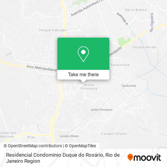 Residencial Condomínio Duque do Rosário map