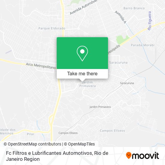 Mapa Fc Filtros e Lubrificantes Automotivos