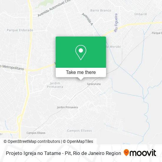 Projeto Igreja no Tatame - Pit map