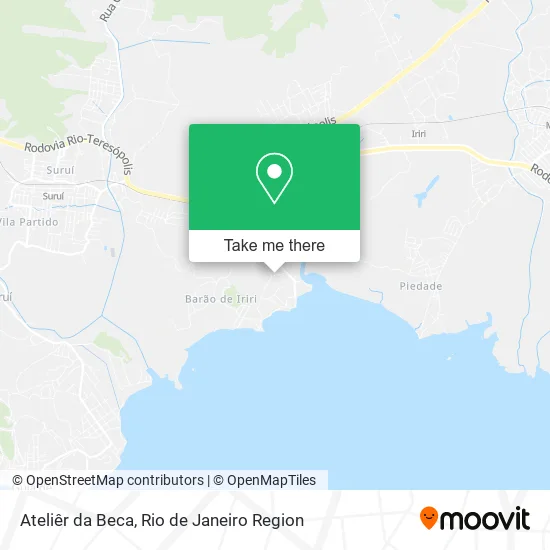 Ateliêr da Beca map