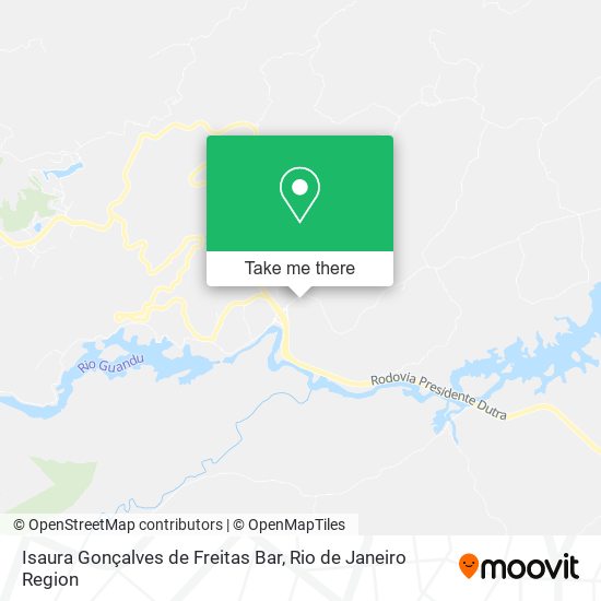 Isaura Gonçalves de Freitas Bar map