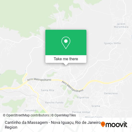 Cantinho da Massagem - Nova Iguaçu map