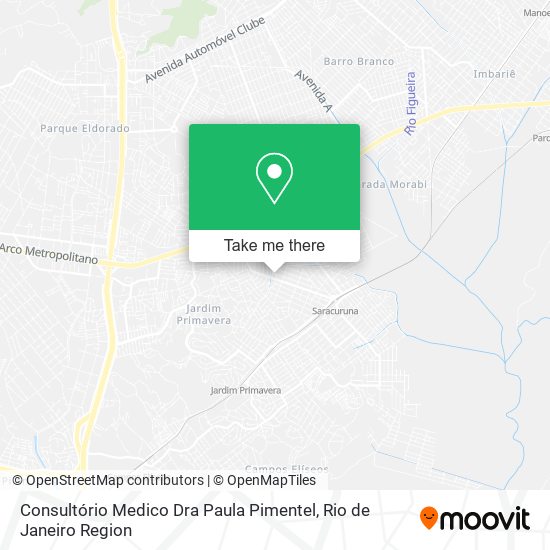 Consultório Medico Dra Paula Pimentel map