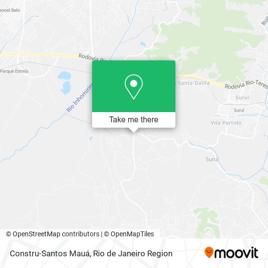 Constru-Santos Mauá map