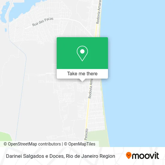 Darinei Salgados e Doces map