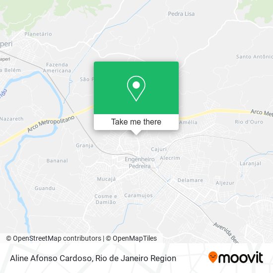 Aline Afonso Cardoso map