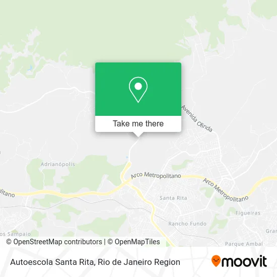 Autoescola Santa Rita map