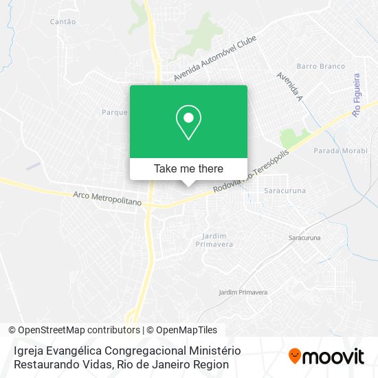 Igreja Evangélica Congregacional Ministério Restaurando Vidas map