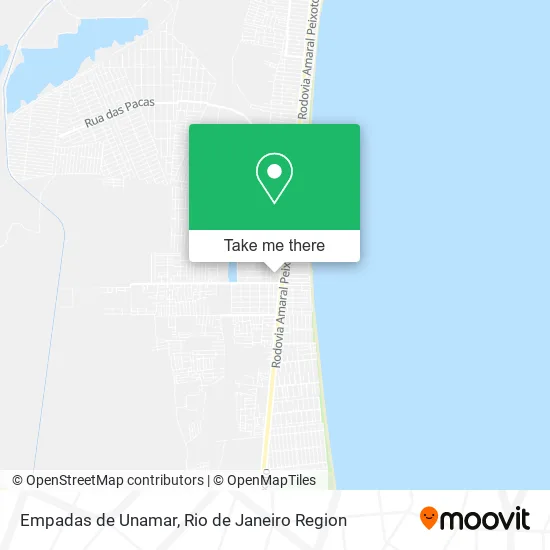 Empadas de Unamar map