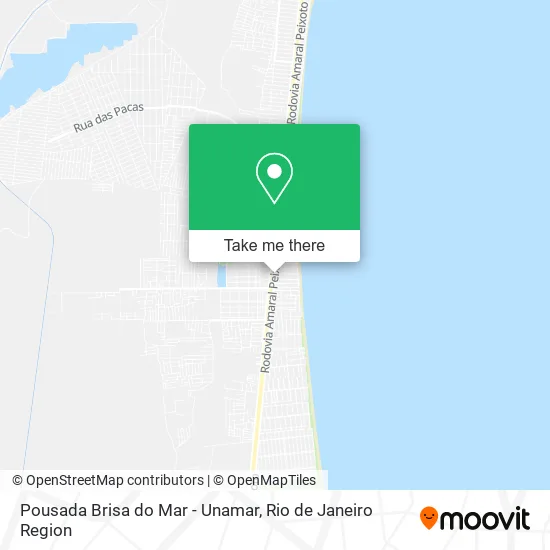 Pousada Brisa do Mar - Unamar map