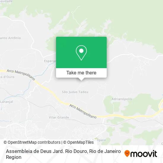 Assembleia de Deus Jard. Rio Douro map
