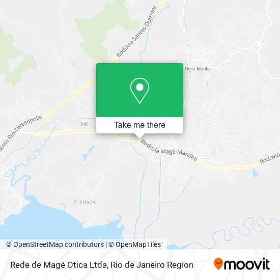 Rede de Magé Otica Ltda map