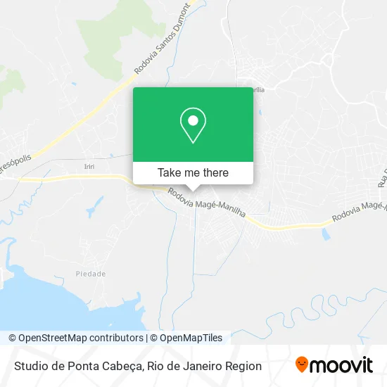 Studio de Ponta Cabeça map