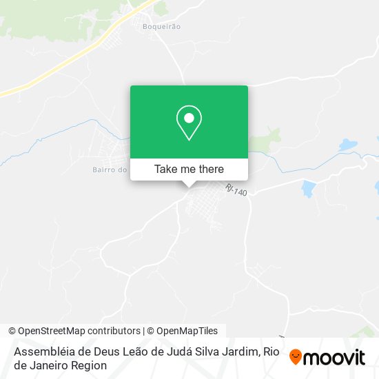 Assembléia de Deus Leão de Judá Silva Jardim map