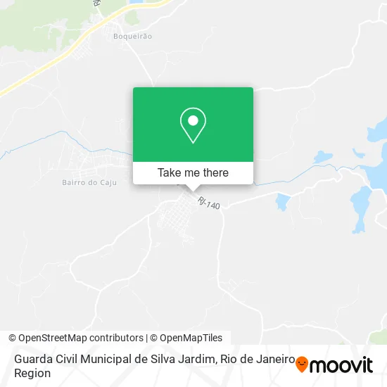 Guarda Civil Municipal de Silva Jardim map