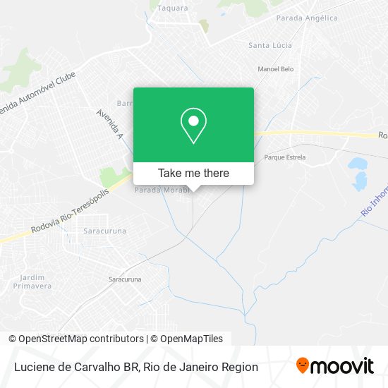 Luciene de Carvalho BR map