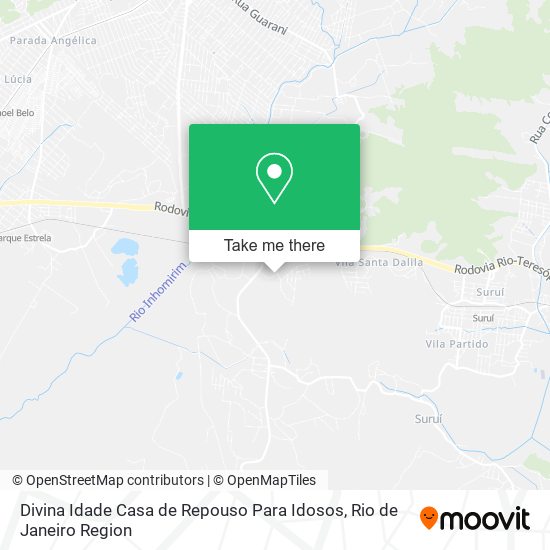 Mapa Divina Idade Casa de Repouso Para Idosos