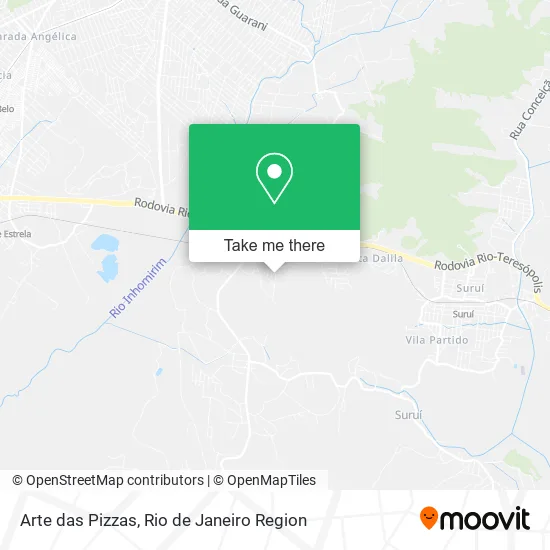Arte das Pizzas map