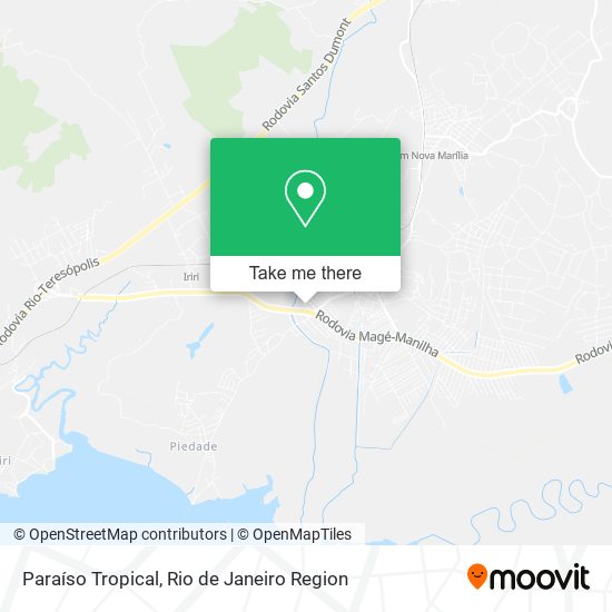 Paraíso Tropical map